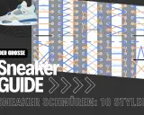 Der Sneaker Guide zeigt, wie man Schuhe lacen kann. Verschiedene Schnürtechniken werden illustriert.