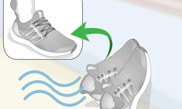 So werden deine adidas ultra boost gewaschen: Ein Fuß im Schuh, dann trocknen sie an der Luft.